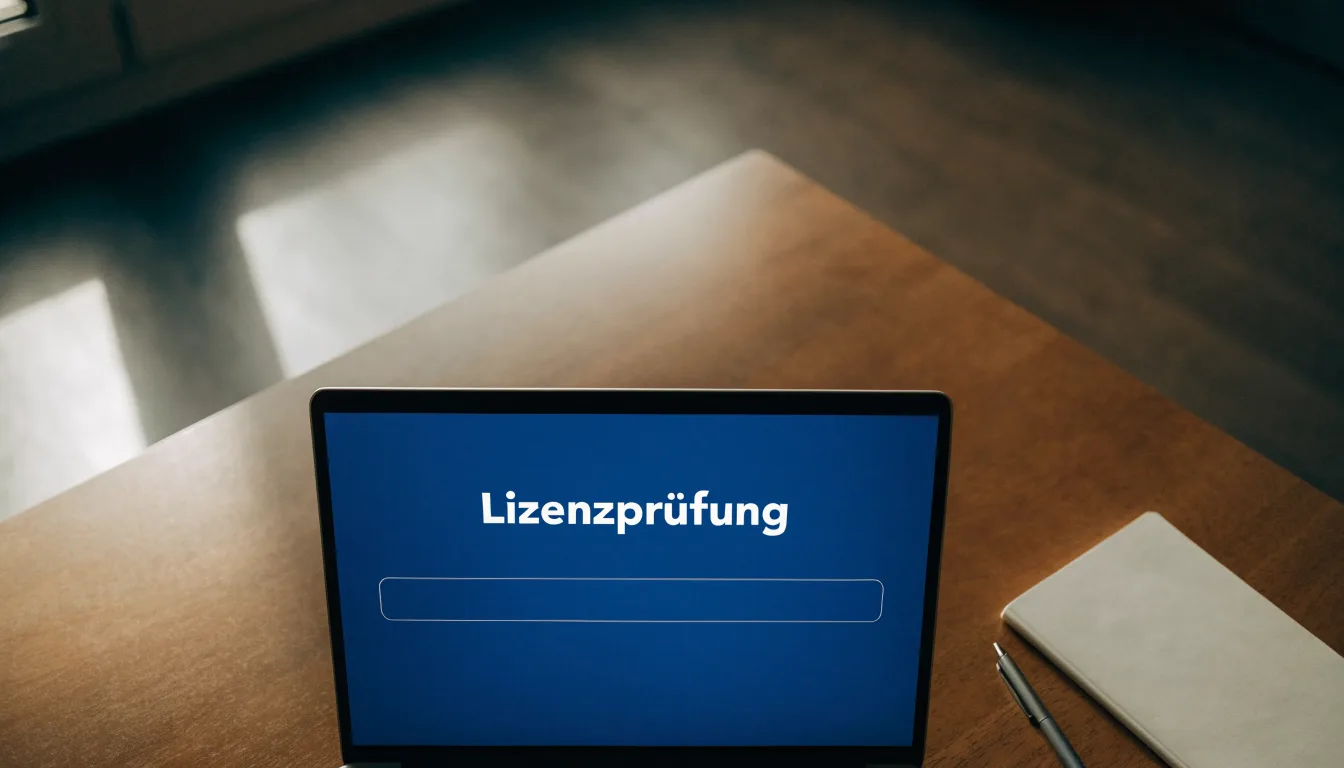 Eine Messingwaage steht auf einer dunklen Holzplatte vor einem Fenster, durch das weiches Tageslicht fällt.